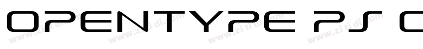 OpenType PS OTF字体转换